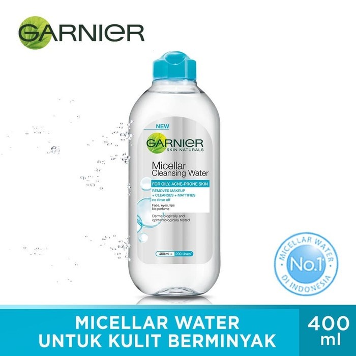 Garnier Micellar Water 400ml ( TERMURAH MERIAH ) ORIGINAL 100% ORIGINAL-BPOM