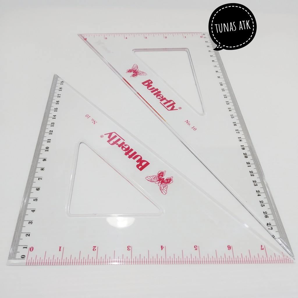 

BUTTERFLY PENGGARIS SEGITIGA SET NO. 10
