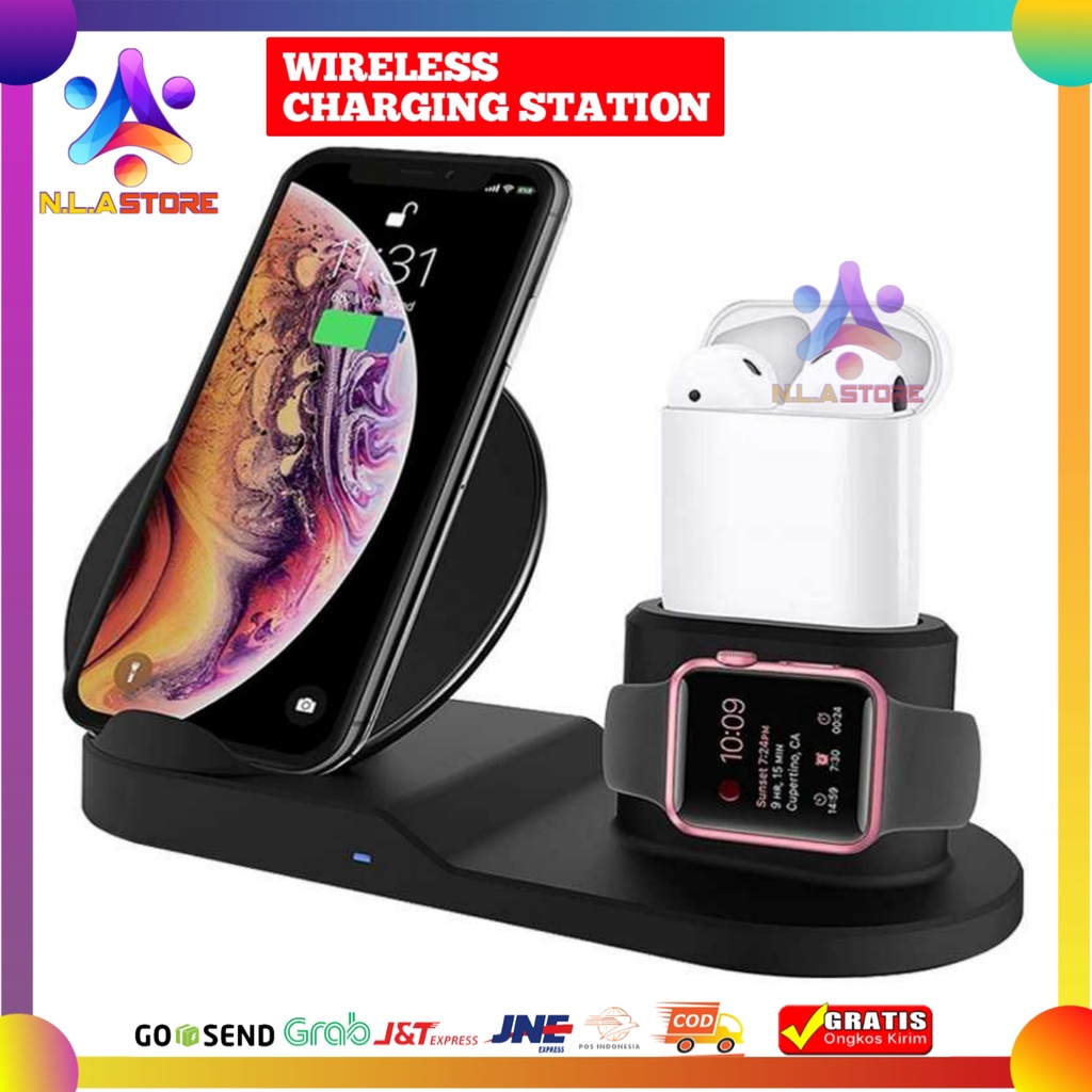 Wireless Charging Docking Station 3 in 1
