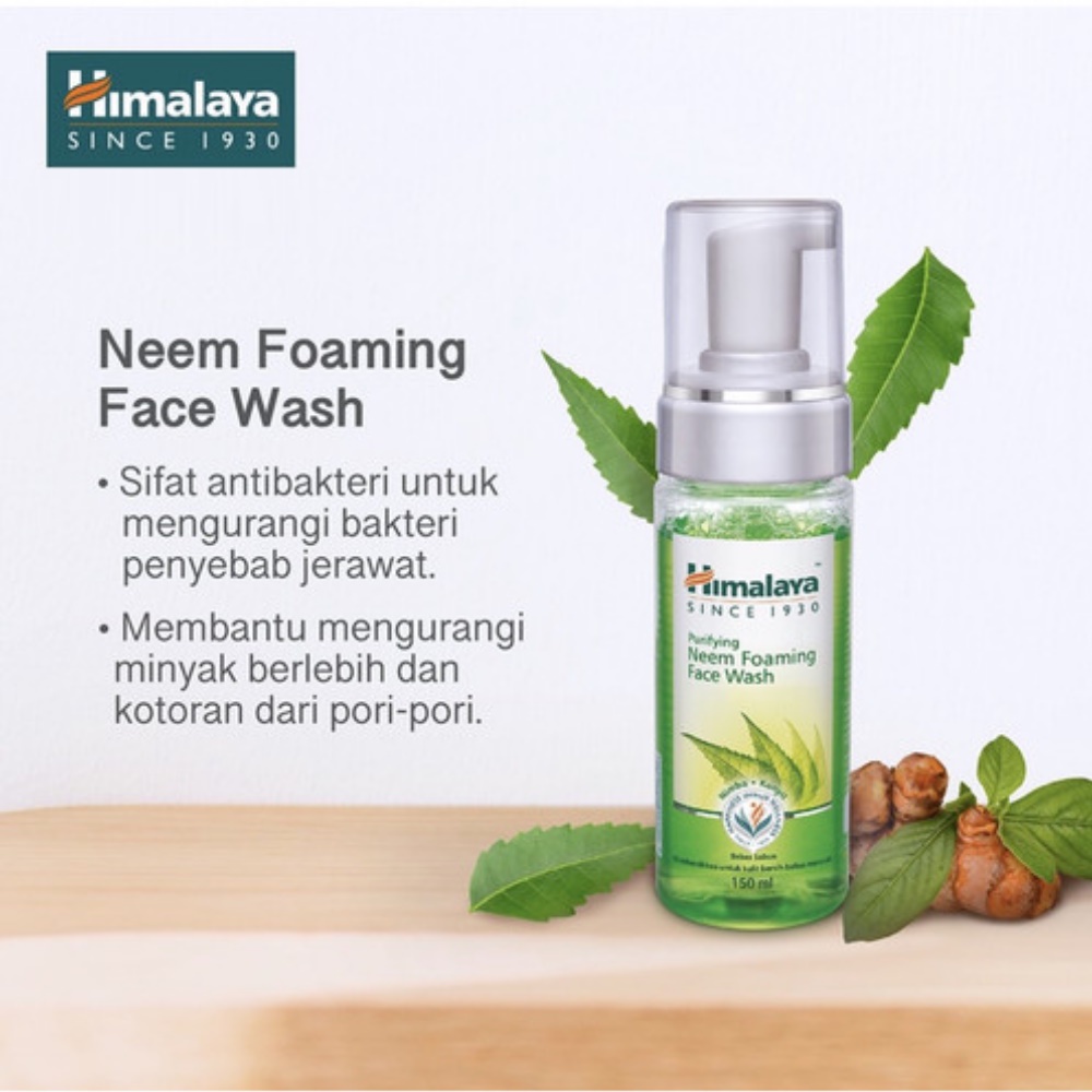 Himalaya Neem Face Wash | Neem Foaming | Lemon Oil Control | Clear Complex Whitening | Gentle Exfoliating Daily | Moisturizing Aloe Vera