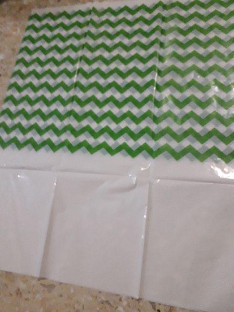 Taplak Motif Zigzag - Taplak Plastik Murah - Taplak Plastik Warna - Taplak Pesta - Table Cover