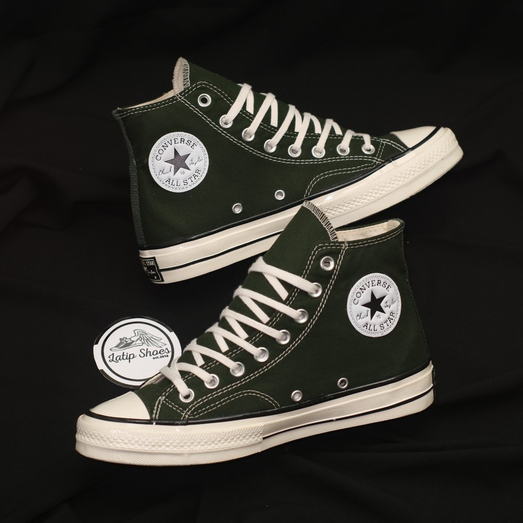 Sepatu Converse Chuck Taylor All Star 70s Hi Herbal Kualitas Premium Madein Vietnam