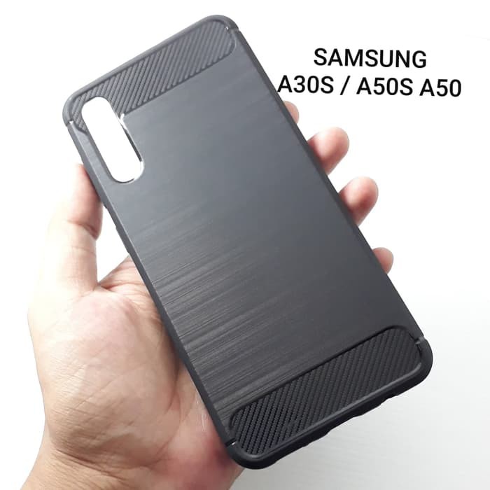 Promo Silicon Case Carbon Soft case Samsung Galaxy A30s / A50s / A50 Kondom