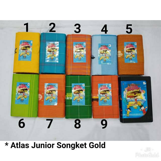 Sarung Atlas Junior Songket / Sarung Anak Motif Songket Termurah