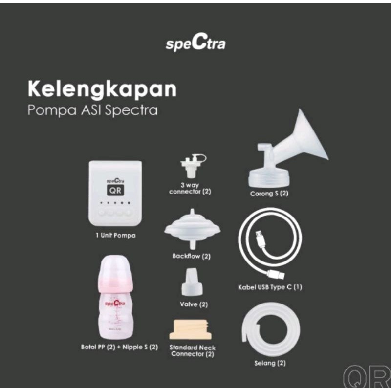 Pompa Asi Elektrik Spectra QR (Q+ Rechargeable) Terbaru 2022