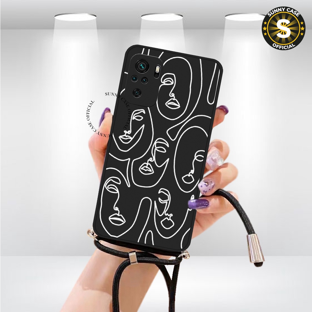 [SCMT-05] Softcase Macaron + Tali For Xiaomi Redmi Note 10 Redmi 9T Redmi 9c Redmi Note 5