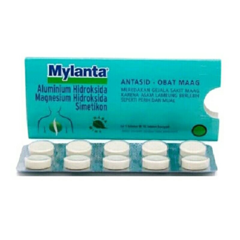 Mylanta obat mag 10 tablet