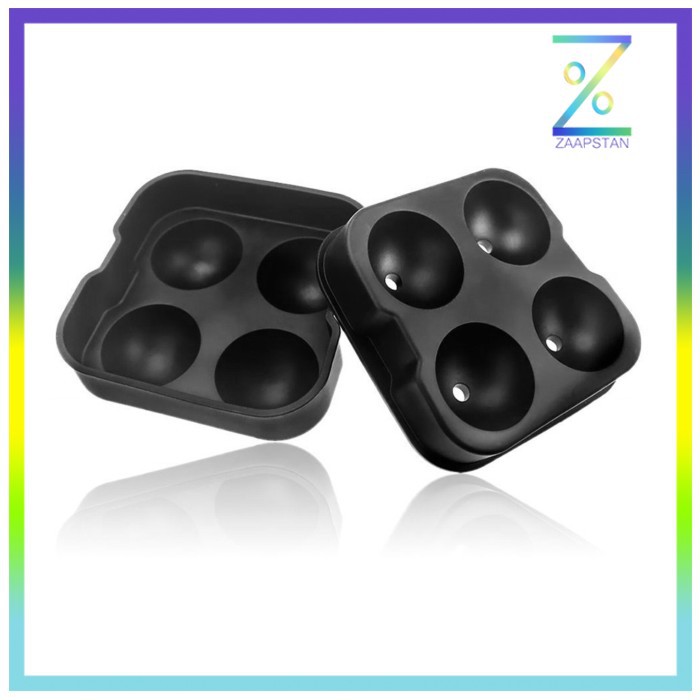 TEENRA Cetakan Es Batu Ice Ball Maker Silicone - TW-159 - Black