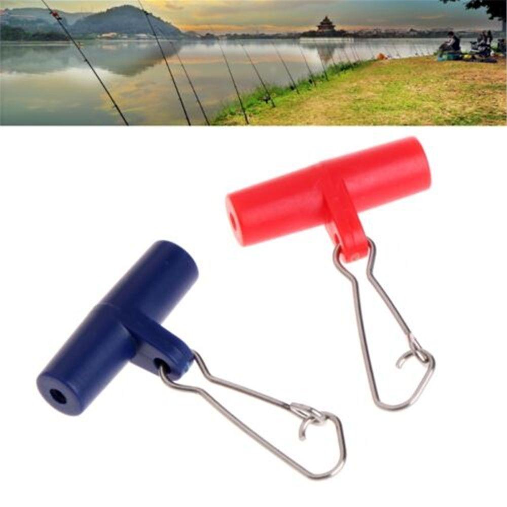 Lanfy Sinker Slip 10Pcs Alat Pancing Kepala Plastik Untuk Kepang Pancing Fishing Sinker Putar