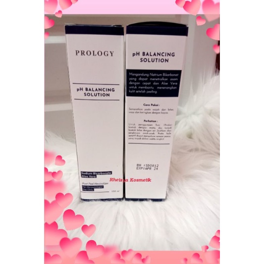 PROLOGY - pH Balancing Solution Peeling AHA GA LA Neutralizer 100ml BPOM