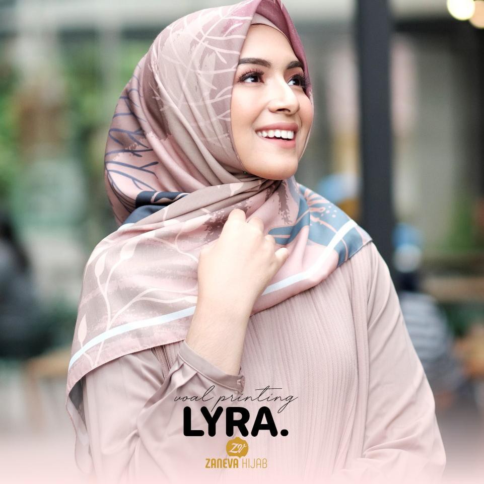 Model Baru Zaneva Hijab Grade B Voal Hijab Motif Segi Empat Terbaru Nyaman Mudah Dibentuk Dli Shopee Indonesia