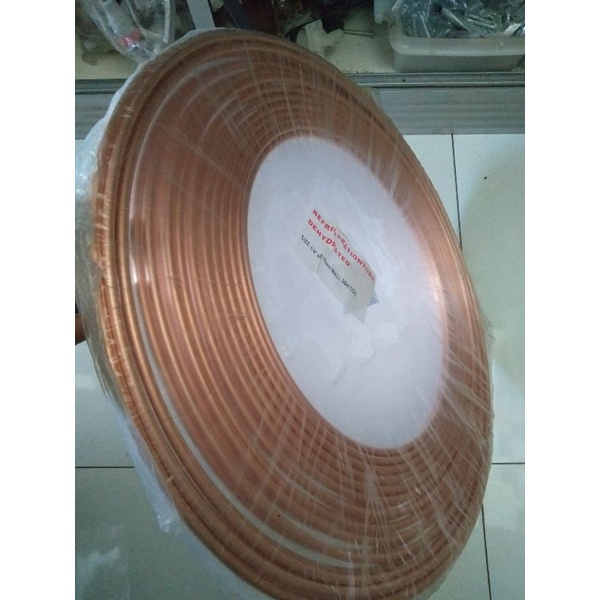 Pipa tembaga 1/4 X 0.40mm X 30m