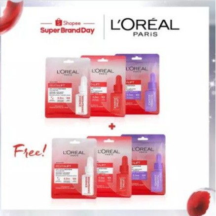 Masker Wajah Loreal Pro youth Buy 3 Get 3