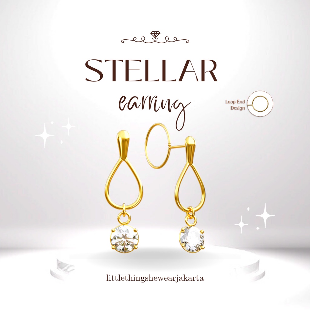 (Jakarta) Littlethingshewear Official Stellar Swarovski 0,6 Gram