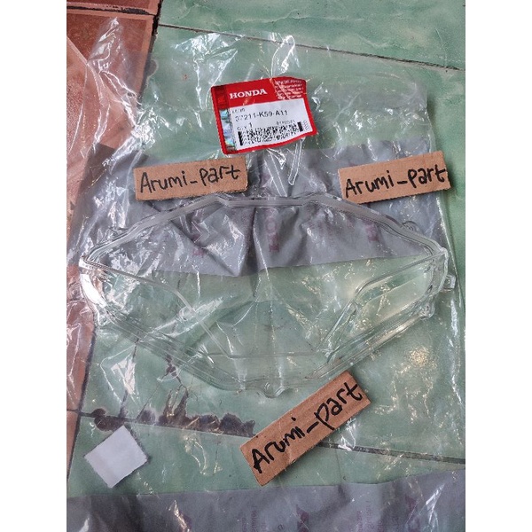 37211-K59-A11 Kaca mika speedometer vario led old K59 125/150 2015-2017 Original