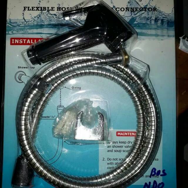 Selang WC Fleksible Untuk Cebok Merk Tasaka Panjang 1,5 Meter