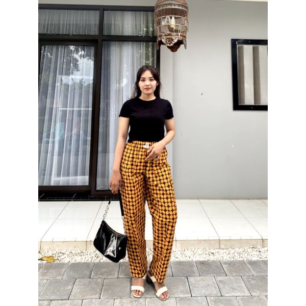 Celana Panjang Dewasa Pangsi Betawi Pria / Wanita Standar L fit XL