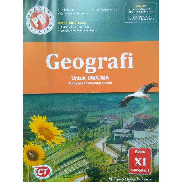 Pr Geografi Kelas 11 Semester 1 Edisi 2020 Shopee Indonesia