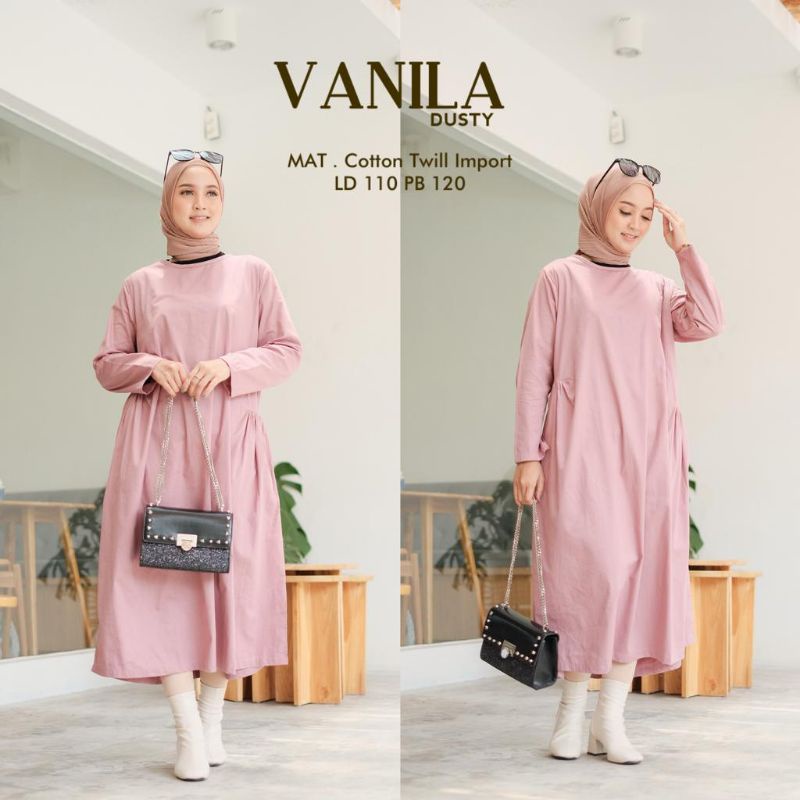 VANILA GAMIS MIDI TERBARU BY SAZO