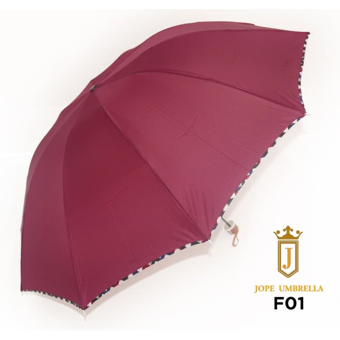 Payung Jope 3 10 Jari / Jope Umbrella F01 Original