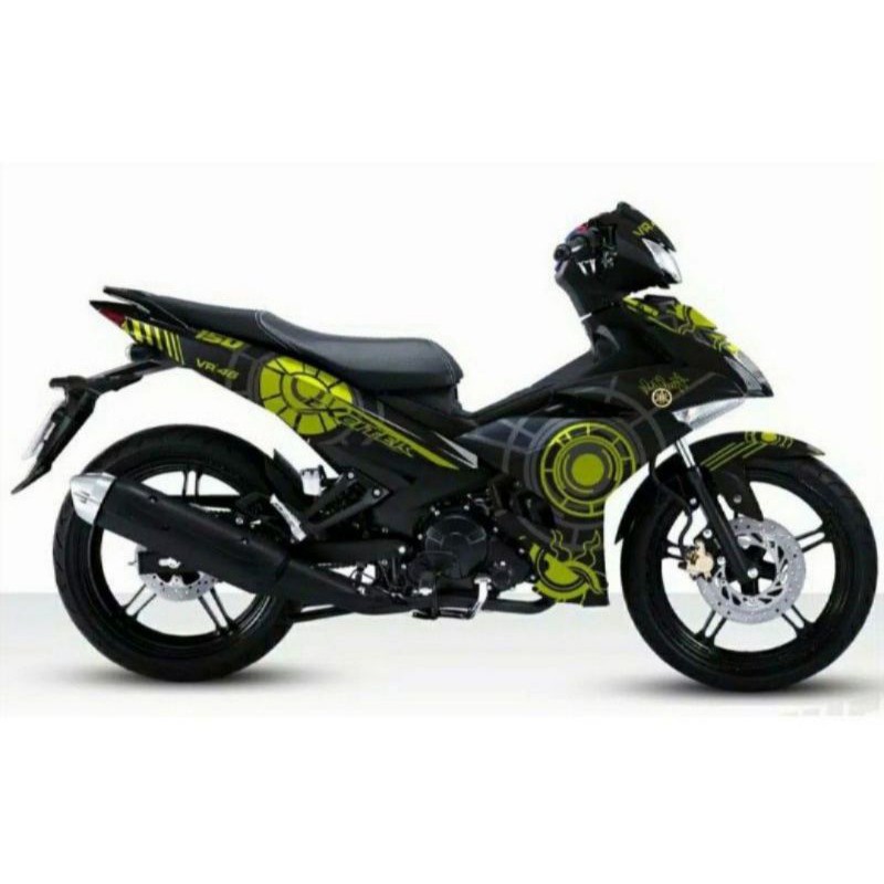 Decal Jupiter Mx King 150 hitam Fullbody