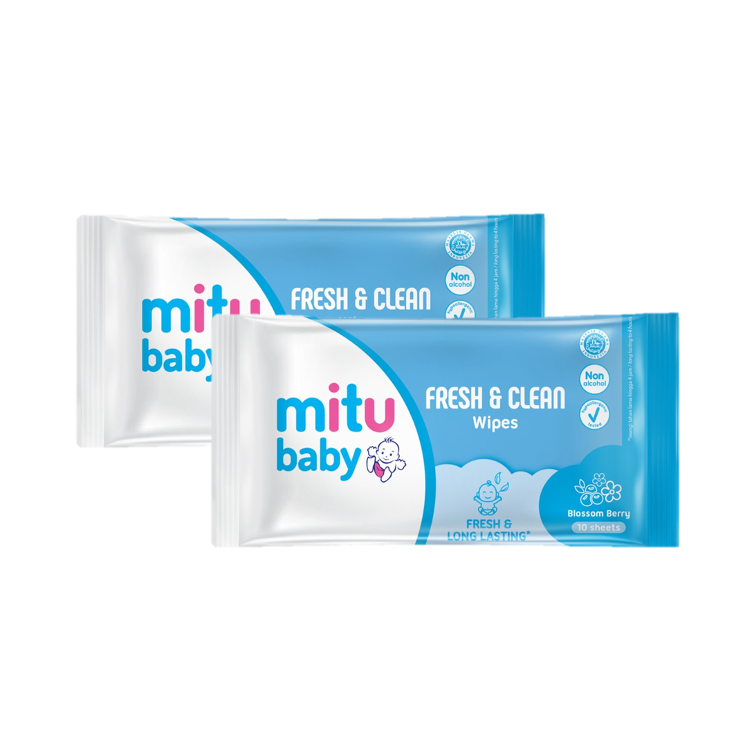 Mitu Baby Tisu Basah F&C Blue Berry 10'S Beli 1 Gratis 1 x2 | Shopee ...