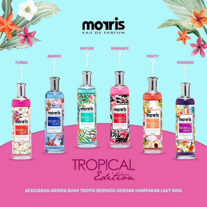 MORRIS PARFUM TROPICAL EDITION 110ML EDP - PARFUM MORRIS TROPICAL EDITION