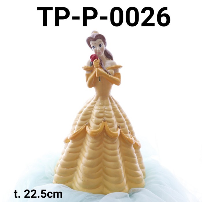 

TP-P-0026 CAKE TOPPER PATUNG RESIN PATUNG PAJANGAN PRINCESS BELLE TERMURAH
