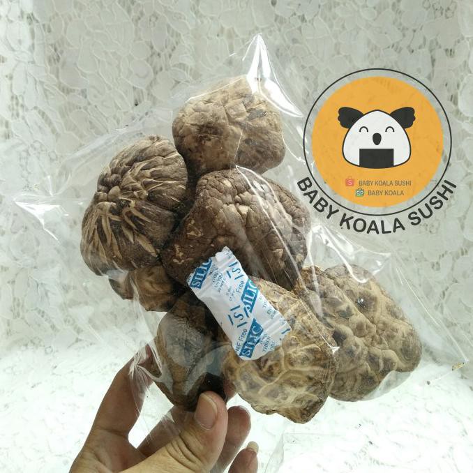 

TERMURAH JAMUR SHIITAKE/ HIOKO 100g | Grade 1 Tea Flower Mushroom | XiangGu Kode 813