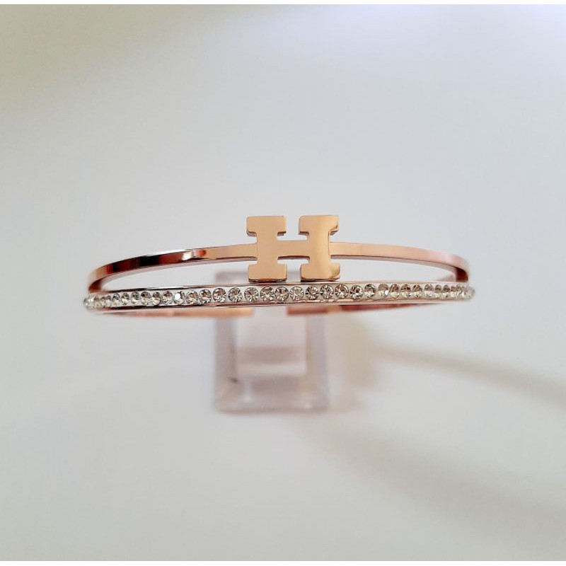 gelang titanium wanita / perhiasan titamium wanita / aksesoris titanium wanita