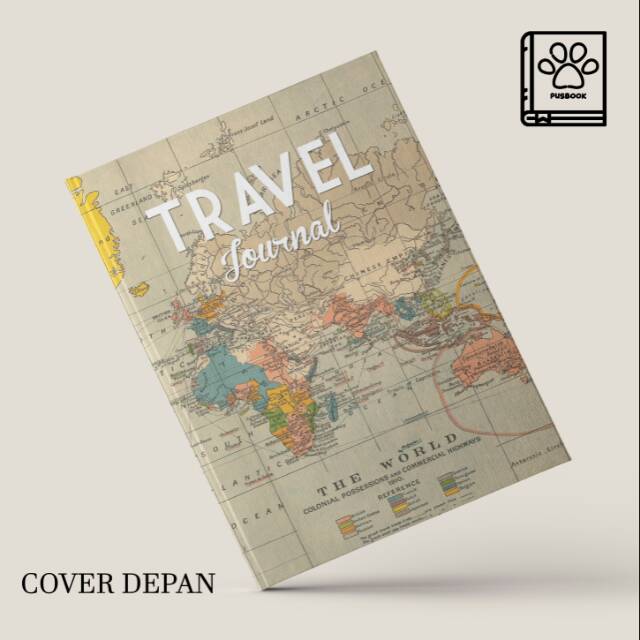 

Buku travel, A5, 100 lembar