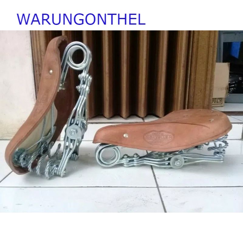 SADEL KULIT SEPEDA ONTHEL - SADEL ONTHEL - SADEL SEPEDA ONTHEL - SADEL GELUNG SEPEDA ONTEL