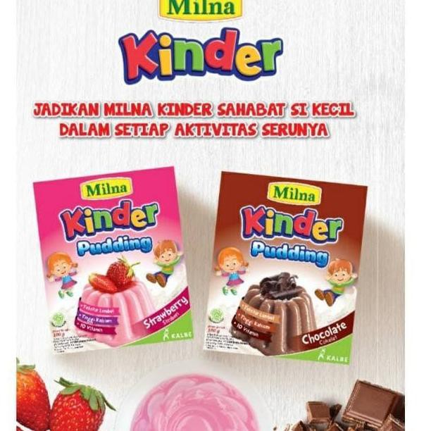 

Wl8CodePuding Milna KINDER Pudding Instant Coklat / Strawberry / Vanila 100gram (siap Kirim),,K5V3