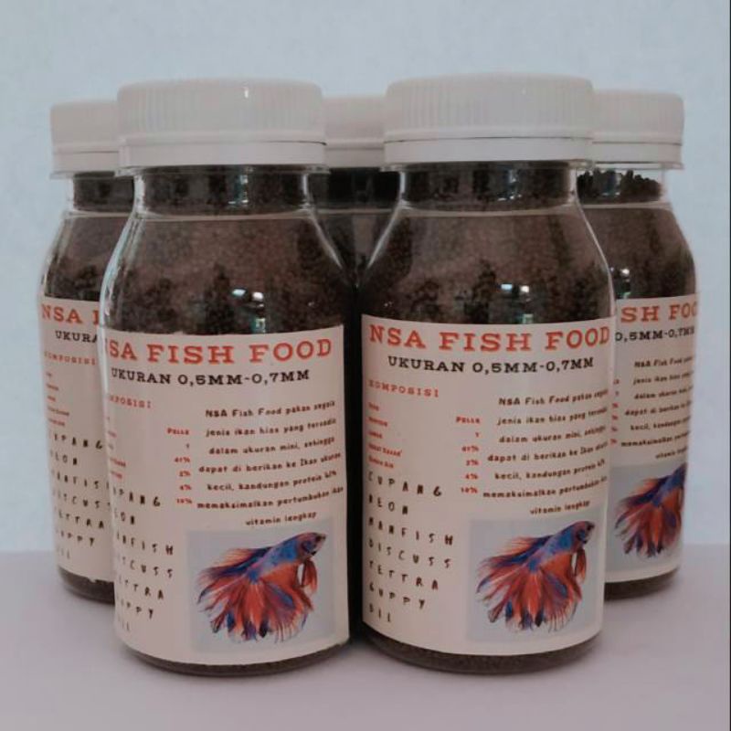 Pelet Ikan Cupang/Guppy