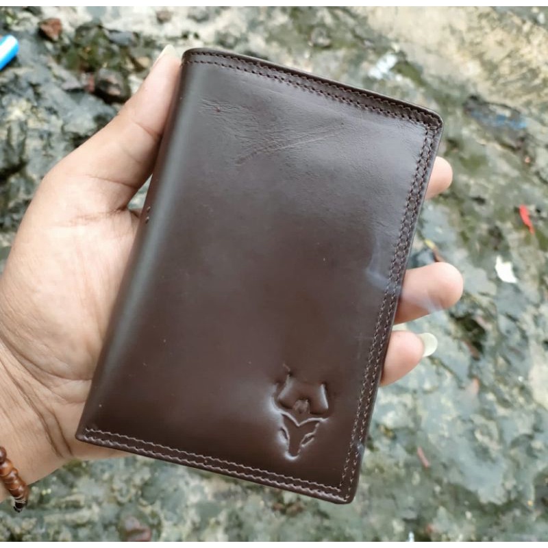 Dompet Kulit Pria Wr Multipurpose Kulit Sapi Asli