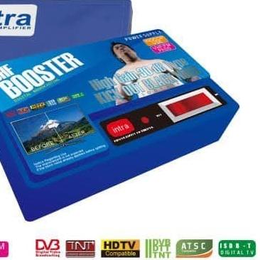 Intra Booster Antena TV / Penguat Sinyal Antena TV INT-909