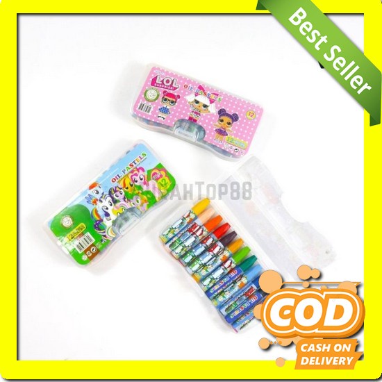 

Pensil Warna Crayon Set 208 Pcs Alat Menggambar Mewarnai Anak Pencil C [Per Set] Crayon 12 Warna /