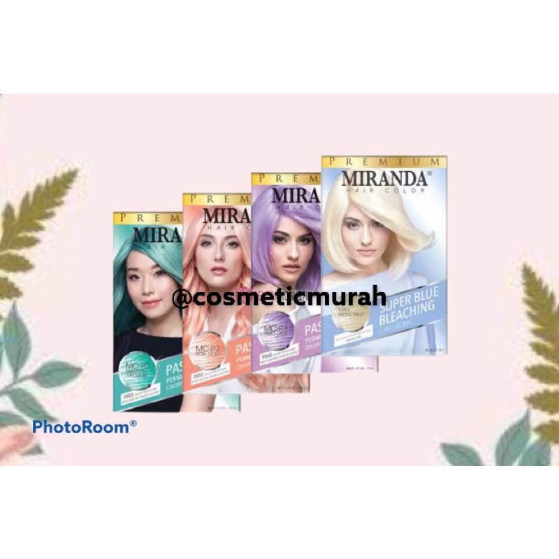 terbaru - miranda pastel hair permanent colour -- cat rambut miranda pastel terbaru