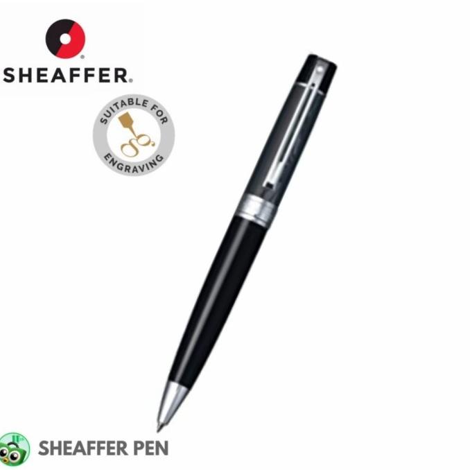 

Sheaffer SGC 300 Iridescent Black Featuring Chrome Plate Ballpoint ---Terbaru---