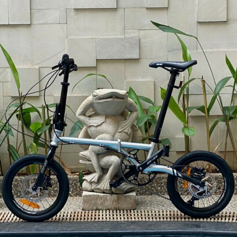 Sepeda Lipat 16 Inch BNB Summer Pro CHROMOLY 9 Speed Hidrolik Jangkrik