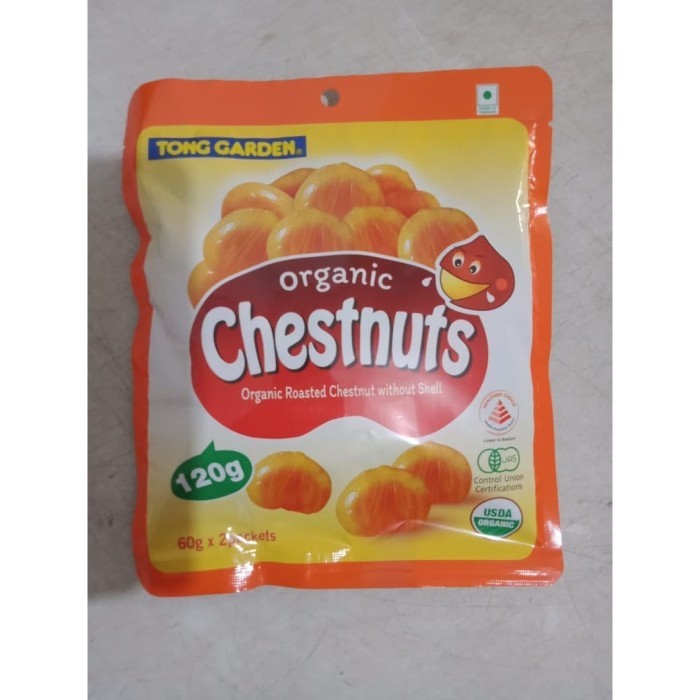 

Tong Garden Organic Roasted CHESTNUT / DUS isi 24pcs Berangan KASTANYE