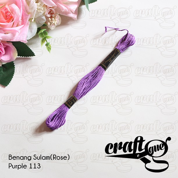 Benang Sulam (Rose) PURPLE