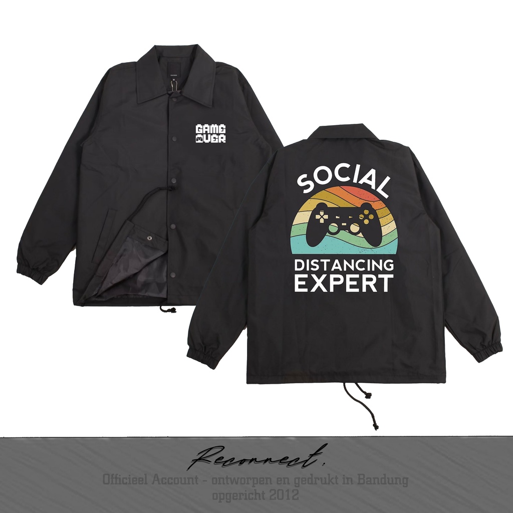 Reconnect Jacket Coach Game Over Social Distancing - Unisex