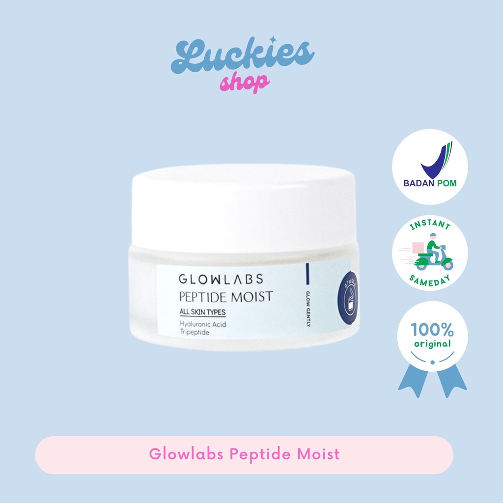 BPOM Glowlabs Peptide Moist ( Moisturizer for All Skin Type, Acne Prone Friendly ) Acne Cream