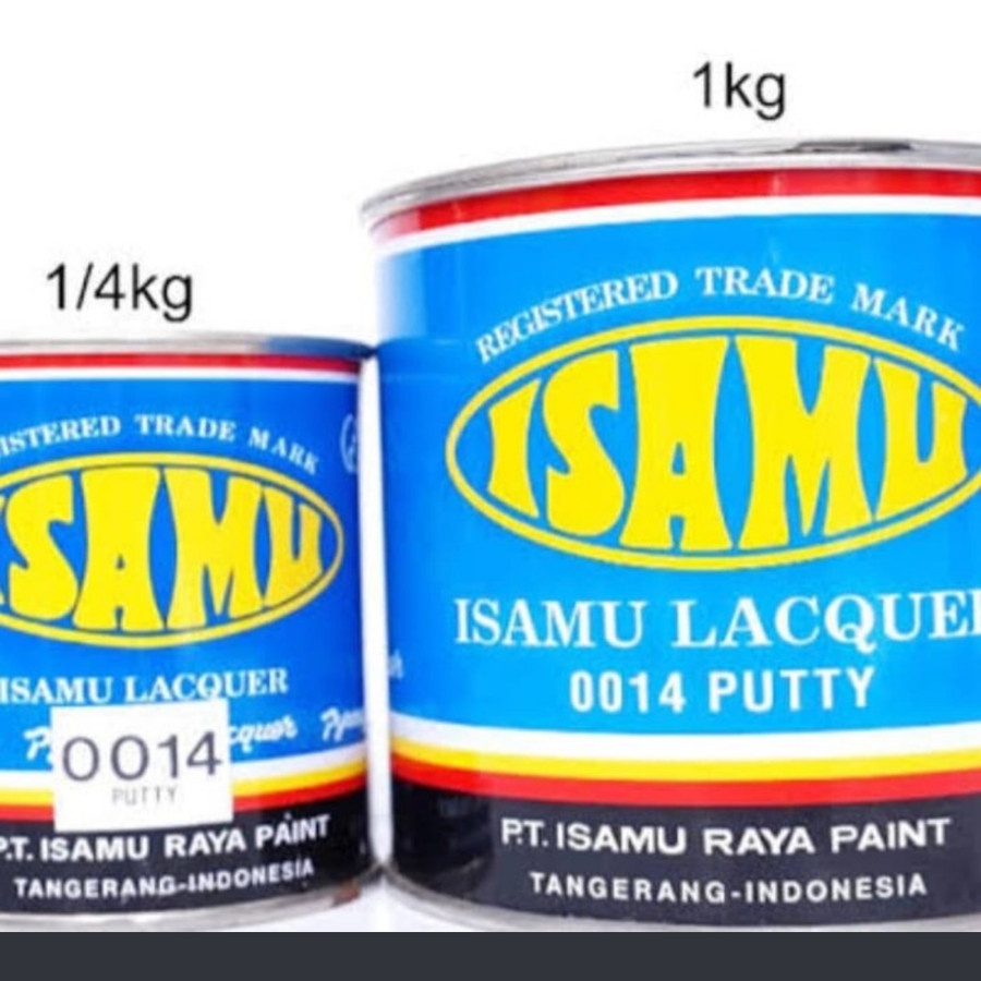 Cat Dempul Besi / Kaleng Mobil dan Motor Isamu 1kg