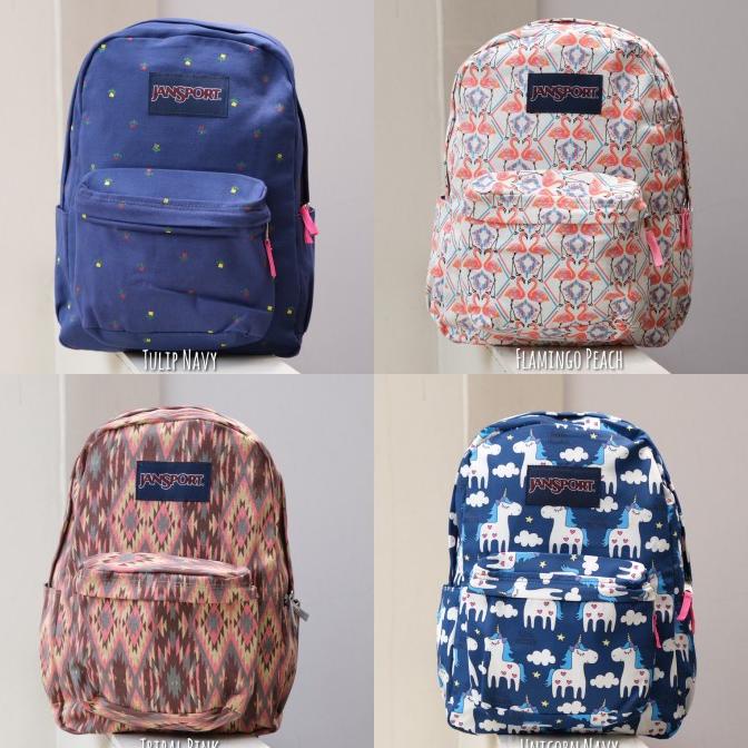 Ransel Import Jansport Backpack Large Motif Best Seller