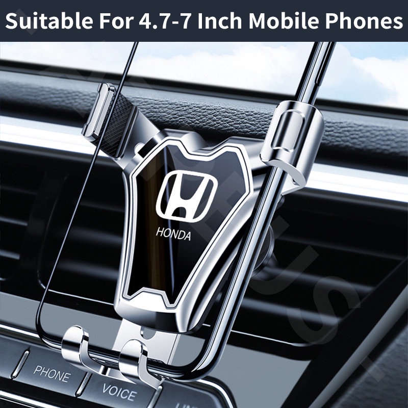 Honda Stand Handphone Universal 4.7-7 inch Dapat Berputar 360 Derajat Ventilasi Ac Mobil Holder Handphone Untuk Freed Brio City Civic CRV HRV BRV Accord Jazz