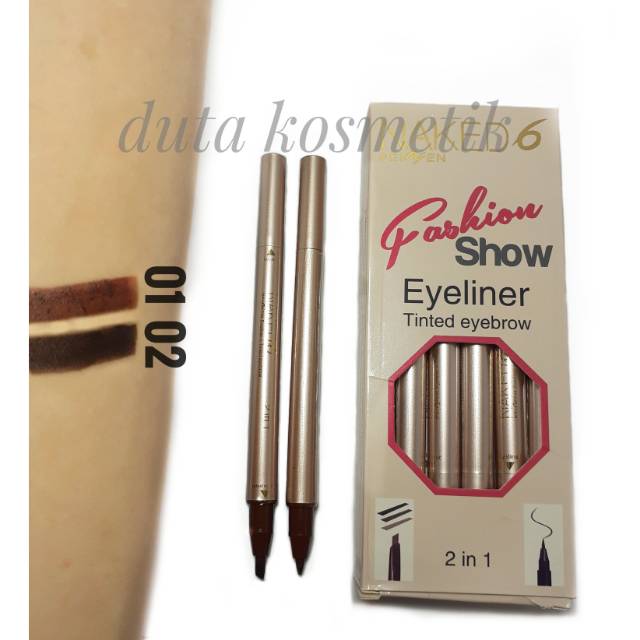 EYELINER &amp; EYEBROW NAKED6 PEINFEN 2IN1