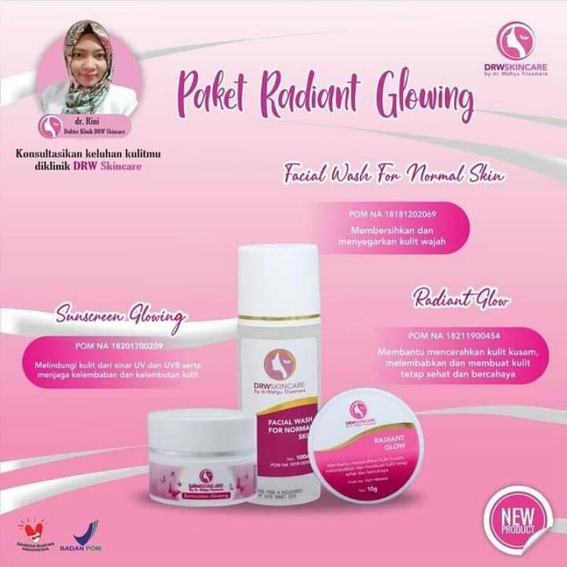 radian glowing drw skincare