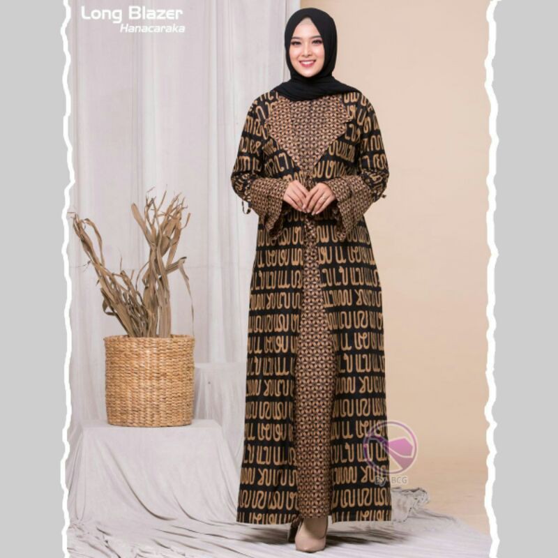 LONG BLAZER BATIK MODERN